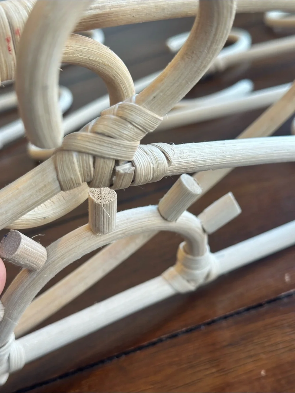 7 Kids Rattan Hangers